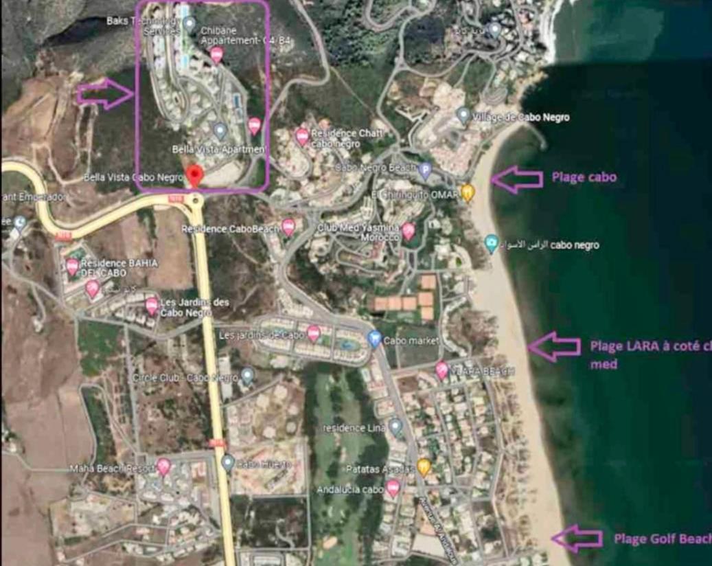Complexe Bella Vista Cabo Negro Martil Mdiq Avec Piscines Plage Wifi Exterior photo